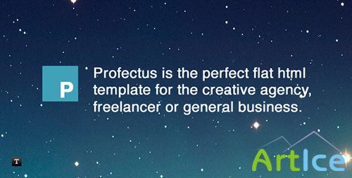 ThemeForest - Profectus - Responsive Flat HTML Template - RIP