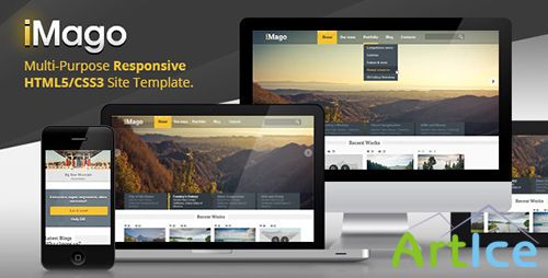 ThemeForest - Imago - Multipurpose Responsive HTML Template - RIP