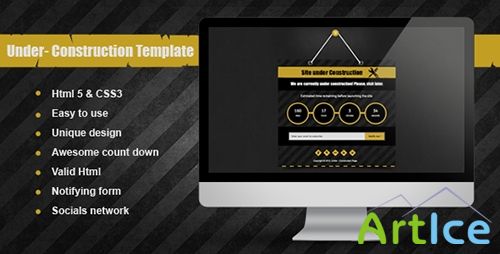 ThemeForest - Under - Under Construction Template - FULL