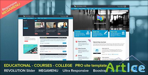 ThemeForest - EDU - Educational, Courses, College with Megamenu - RIP