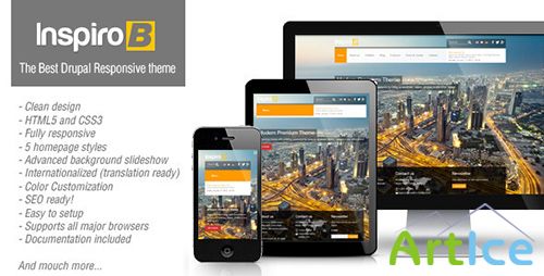 ThemeForest - Inspiro B v2.1.1 - Premium Responsive Theme for Drupal 7