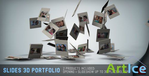 Slides 3D - Portfolio And Opening - Project for After Effects (Videohive)