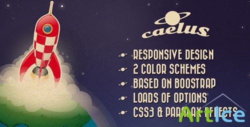 ThemeForest - Caelus v1.1 - Bootstrap Coming Soon Page - FULL