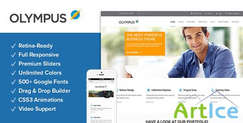 ThemeForest - Olympus v1.1 - Responsive Multi-Purpose Wordpress Theme