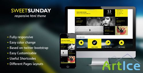 ThemeForest - SweetSunday - Fully responsive creative HTML templ - RIP