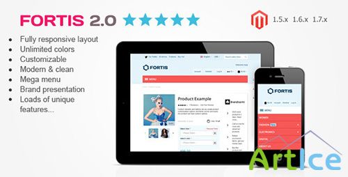 ThemeForest - Fortis v2.0.1 - flexible Magento Theme