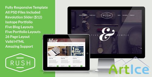 ThemeForest - Rush - Multipurpose Creative Responsive Website - RIP