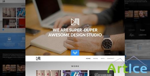 ThemeForest - Nonus One Page Parallax HTML Portfolio - RIP