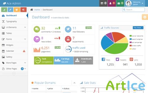 WrapBootstrap - Ace - Responsive Admin Template