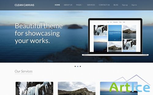 WrapBootstrap - Clean Canvas - Business Theme