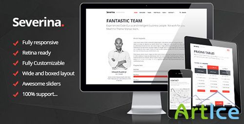 ThemeForest - Severina - Responsive Multi-Purpose HTML Template - RIP