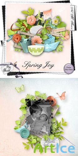 Scrap Set - Spring Joy PNG and JPG Files