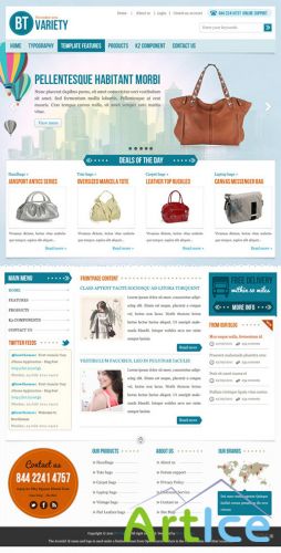 BowThemes - BT Variety v1.0 Template for Joomla 2.5