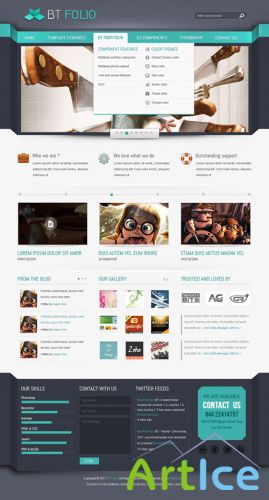 BowThemes - BT Folio v1.0 Template for Joomla 2.5