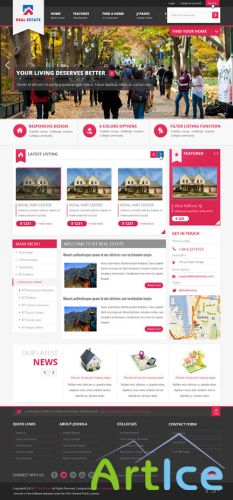 BowThemes - BT Real Estate v1.0 Template for Joomla 2.5