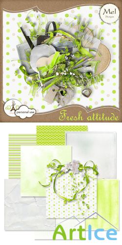 Scrap Set - Fresh Attitude PNG and JPG Files