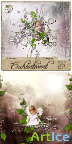 Scrap Set - Enchantment PNG and JPG Files