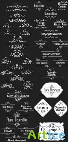 Ornamental Floral Vector Pack 154