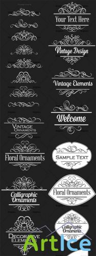 Ornamental Floral Vector Pack 156