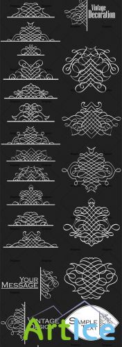 Ornamental Floral Vector Pack 157