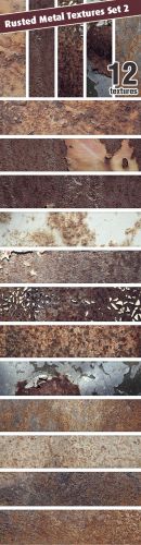 Designtnt - Rusted Metal Textures Set 2