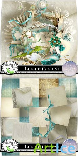 Scrap Set - Luxure PNG and JPG Files