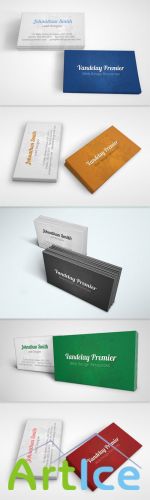 Subtle Splatter Business Card PSD Template