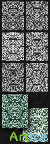 Seamless Patterns Vector Pack 151