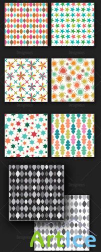 Seamless Patterns Vector Pack 167