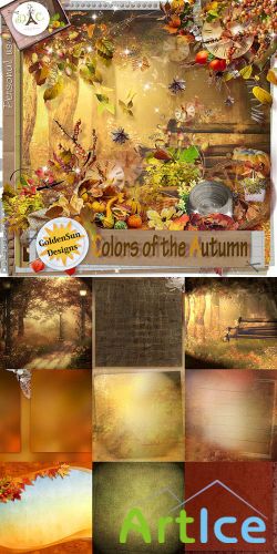 Scrap Set - Colors of the Autumn PNG and JPG Files