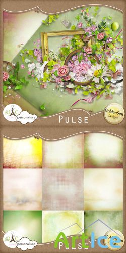 Scrap Set - Pulse PNG and JPG Files