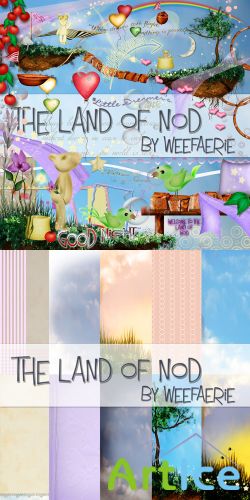 Scrap Set - The Land of Nod PNG and JPG Files