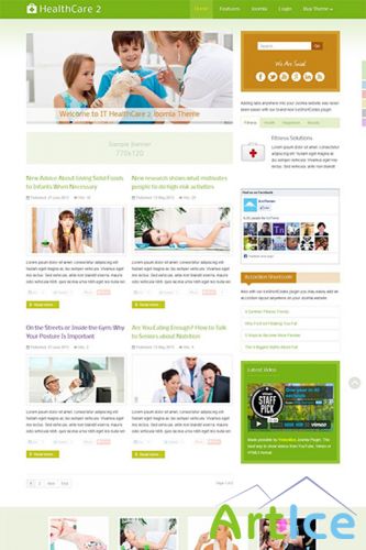 IceTheme - IT HealthCare 2 for Joomla 2.5 & 3.0