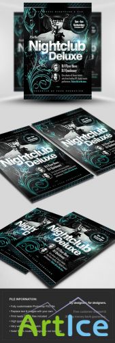 Nightclub Deluxe Flyer/Poster PSD Template