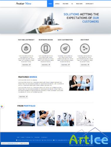 Avatar Nine - Template For Joomla 2.5 & 3.0