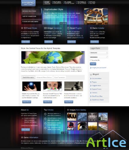 RocketTheme - RT Hybrid v1.3 - Template for WordPress 3.x