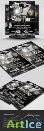 Luxury Nightclub Flyer/Poster PSD Template