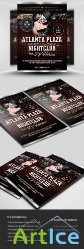 Atlanta Plaza Flyer/Poster PSD Template