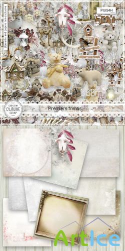 Scrap Set - Premiers Frimas PNG and JPG Files