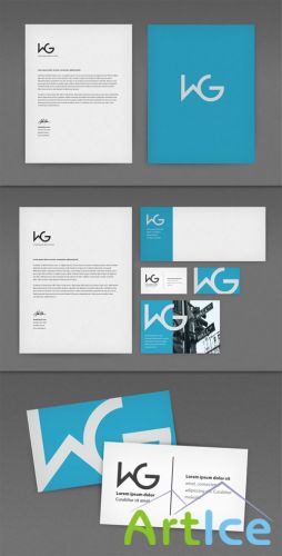 WeGraphics - Identity Kit Photoshop Mockup Set