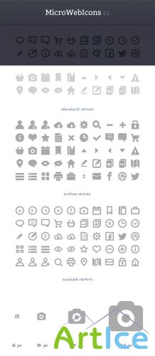 WeGraphics - MicroWebIcons 1.2 - Retina Ready