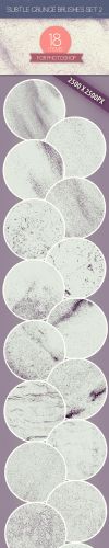 Subtle Grunge Photoshop Brushes Set 2