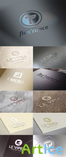 11 Logo Mock-ups PSD Templates