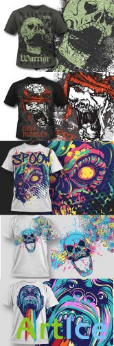 T-Shirt Vector Design Set 9