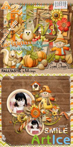 Scrap Set - Falltastic PNG and JPG Files