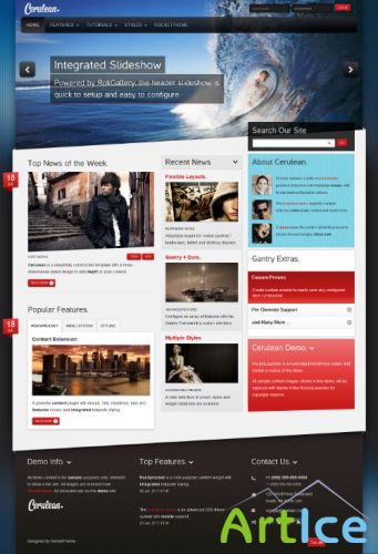 RocketTheme - RT Cerulean v1.0 - Template for WordPress 3.x