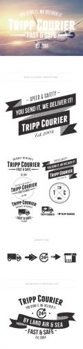 Transport Logo Vector Templates