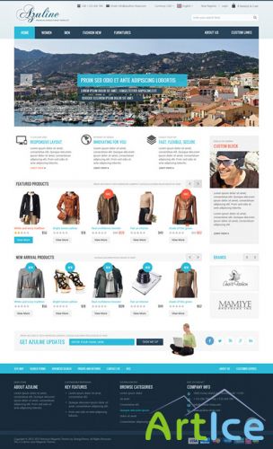 OmegaTheme - OT Azuline - Fashion Shop Responsive Joomla 2.5 Template