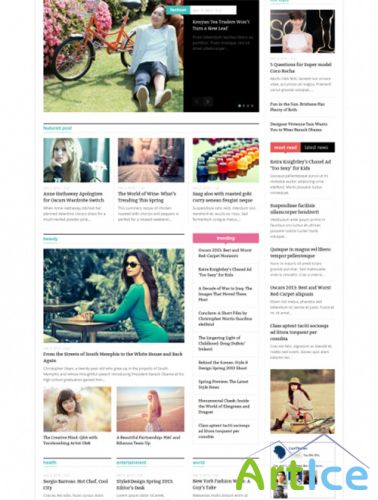 LeoTheme - Leo Lifestyle - Template For Joomla 3.1