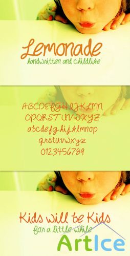 WeGraphics - Lemonade  Handwritten Childlike Font Face